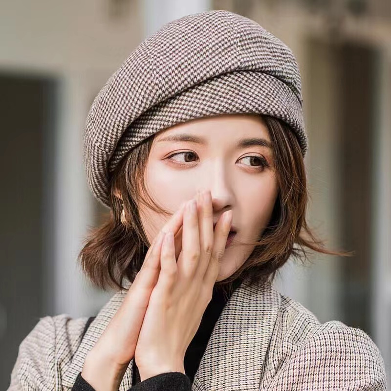 Topi Baret Hat Casual Korea Fashion Wanita Dewasa Newsboy Fashion Import