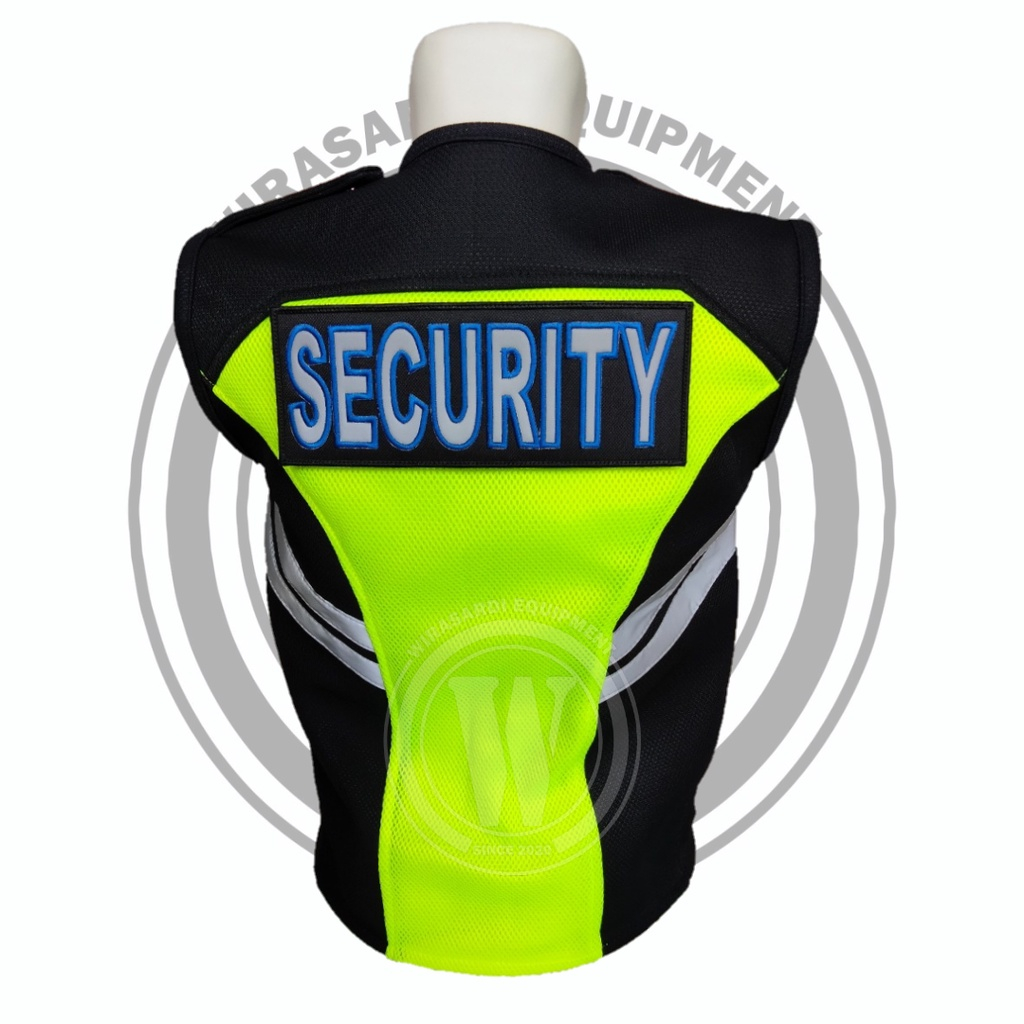 Rompi Security Bahan Double Mesh Tebal Full Logo Bordir Terbaru