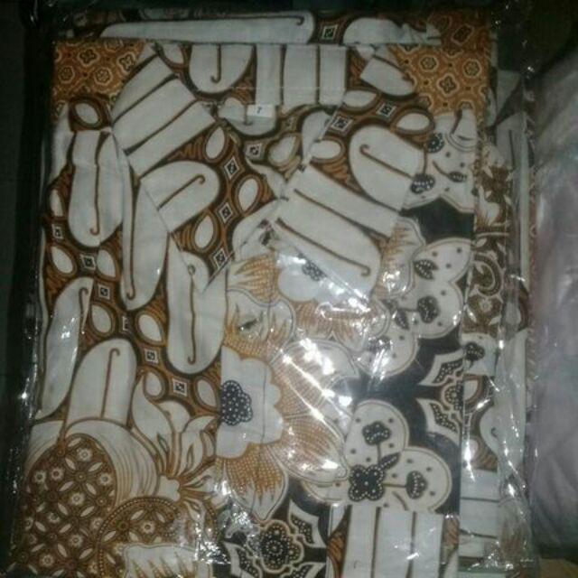 Batik Notoarto Couple Batik Ipnu - Ippnu Bahan Katun Saten Halus Tebel Kualitas