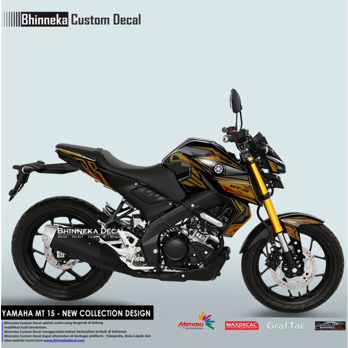 DECAL STICKER MT 15 LIMITED EDITION