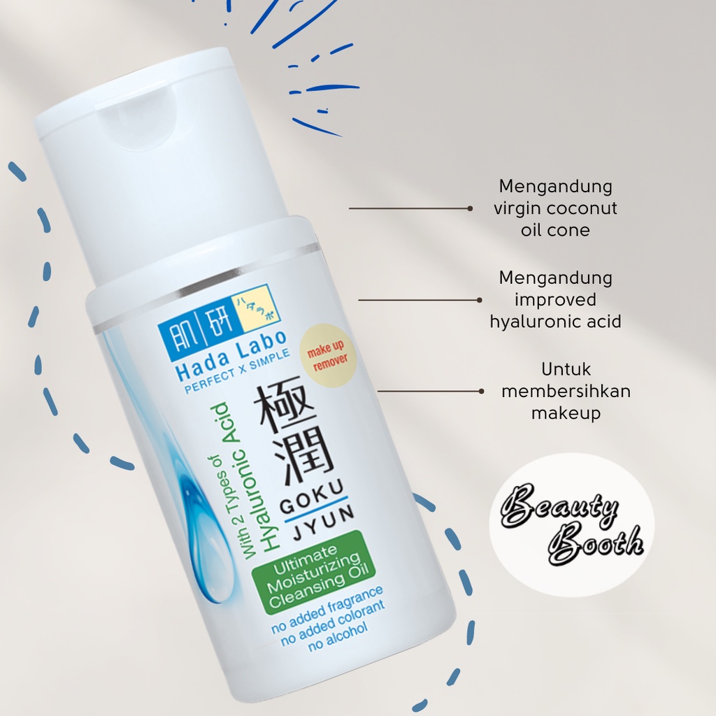 HADA LABO Gokujyun Ultimate Moisturizing CLEANSING OIL 100ml