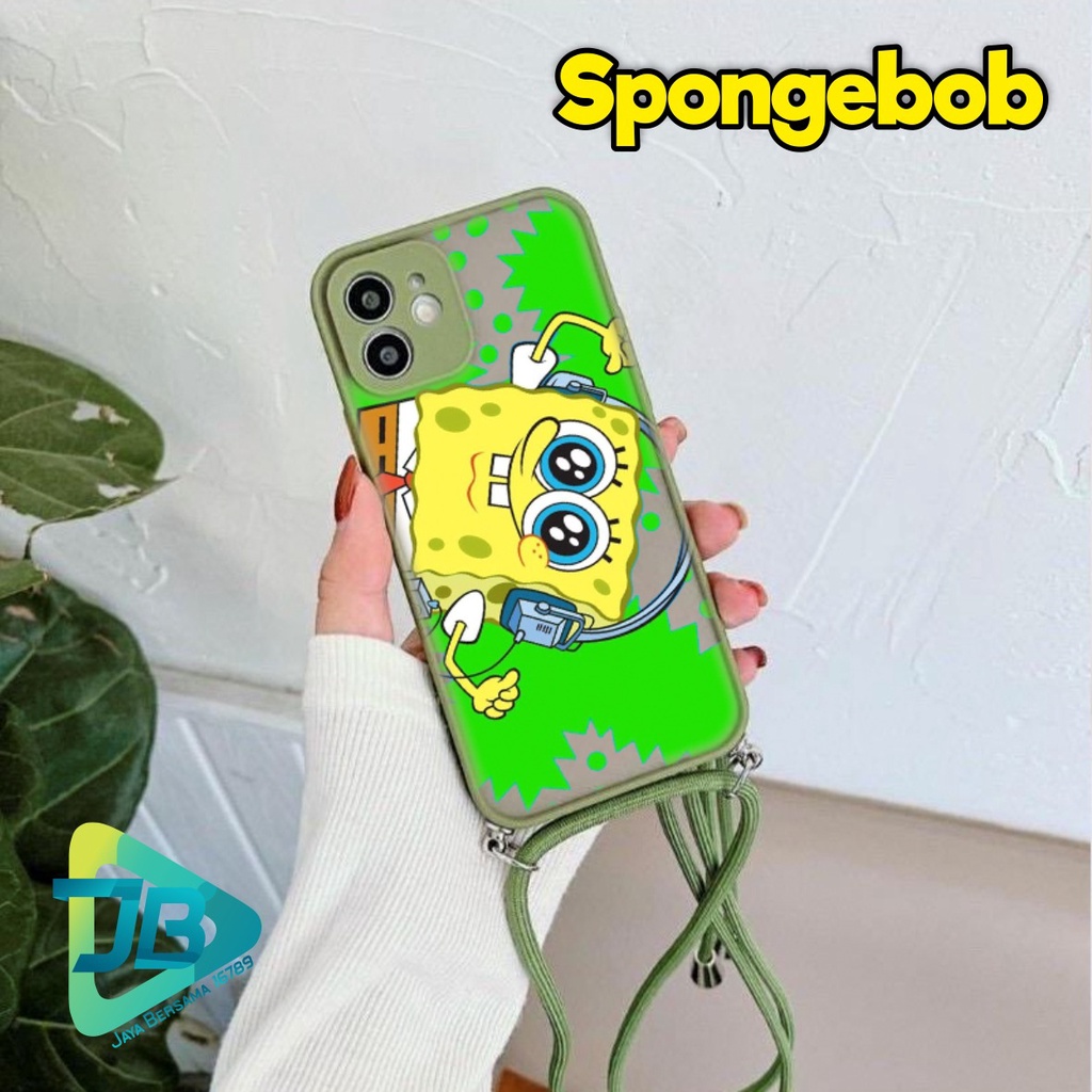 SOFTCASE SLINGCASE DOVE SPONGEBOB OPPO VIVO SAMSUNG XIAOMI REALME IPHONE ALL TYPE JB4932