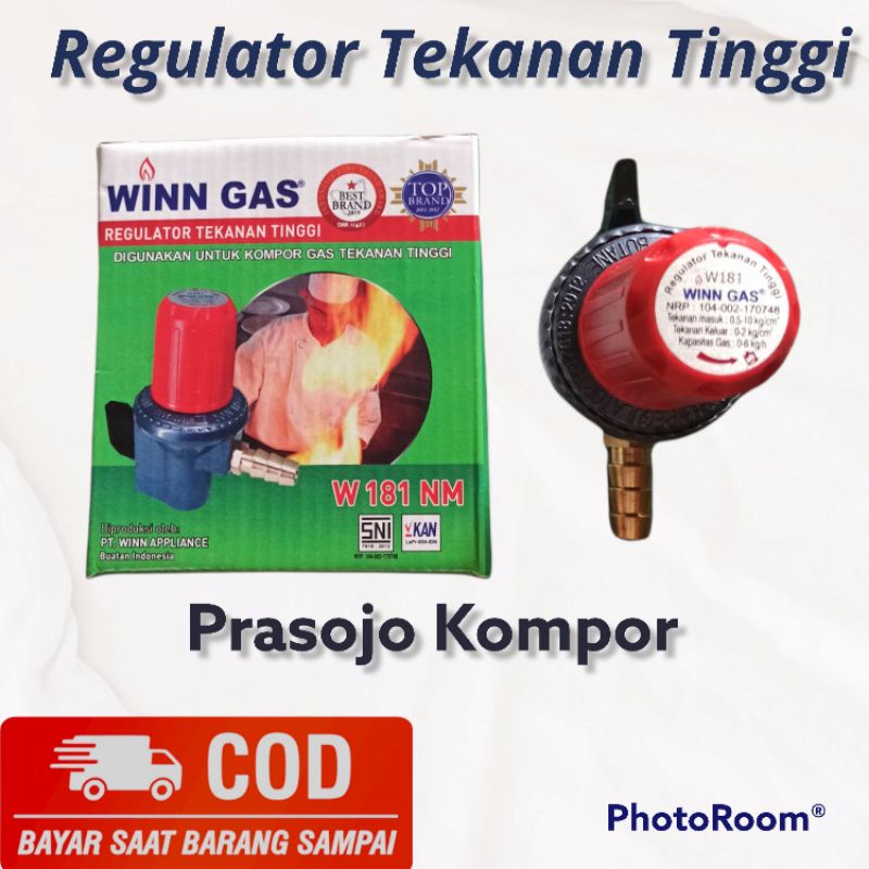 Regulator Winn Gas Tekanan Tinggi