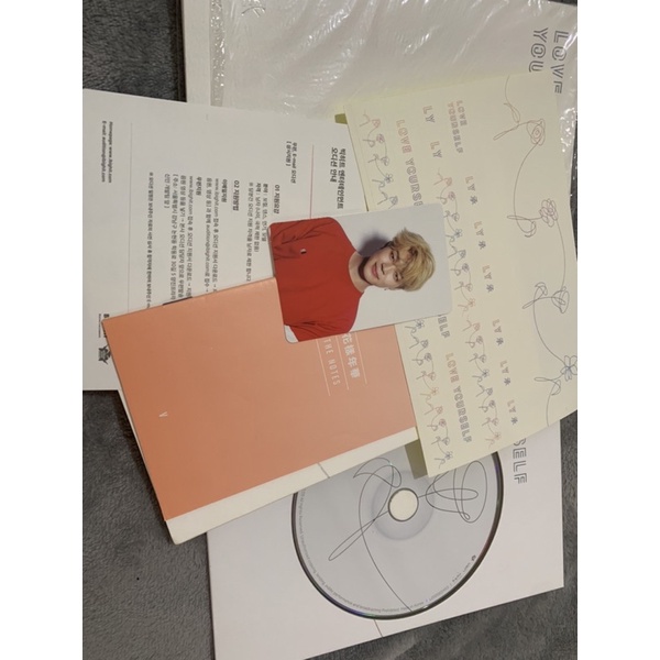 [PRE-LOVED] BTS LOVE YOURSELF HER VER.V PC JIMIN+POSTER