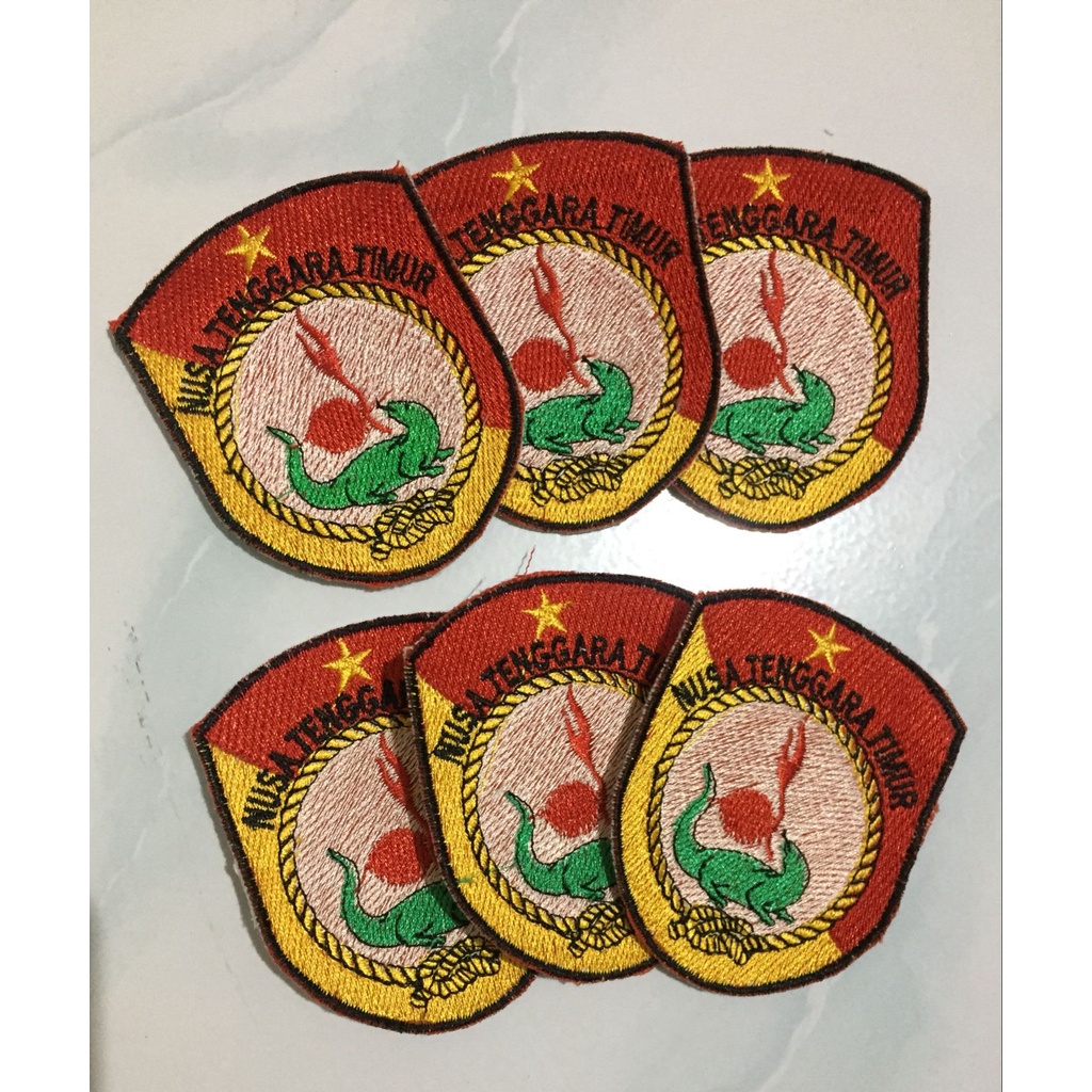 Badge Kwarda Nusa Tenggara Timur NTT (bordir)