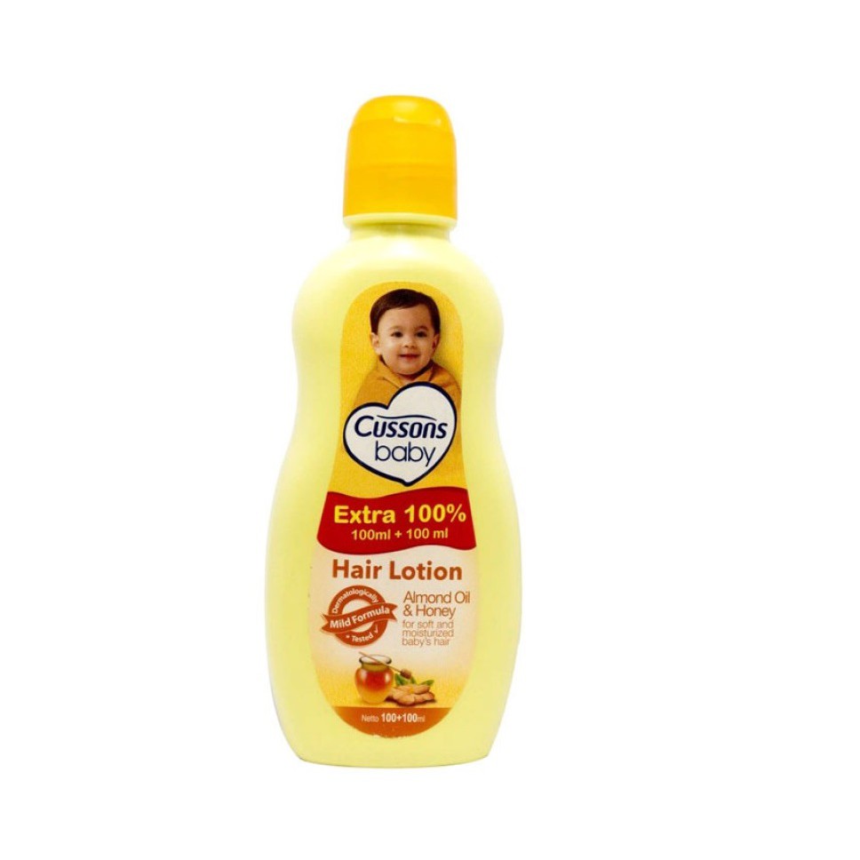 Cussons Baby Hair Lotion Almond Oil &amp; Honey 100+100 ml