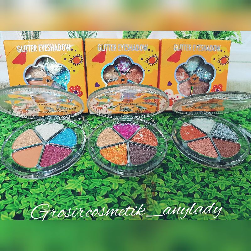 ECER!!EYESHADOW GLITTER KISS BEAUTY NO 87135 / EYE SHADOW KISS BEAUTY GLITTER