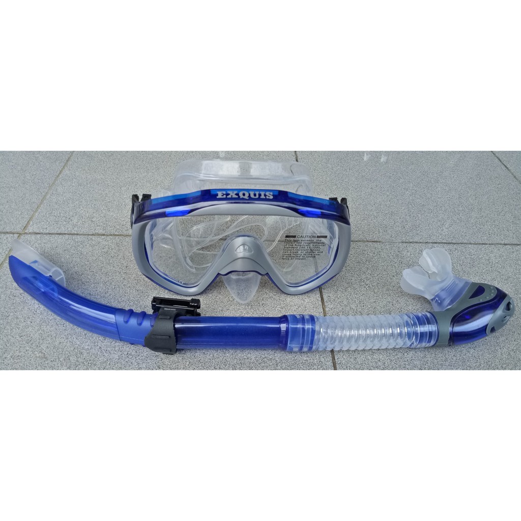 DIVING MASK SNORKLE SILICONE EXQUIS