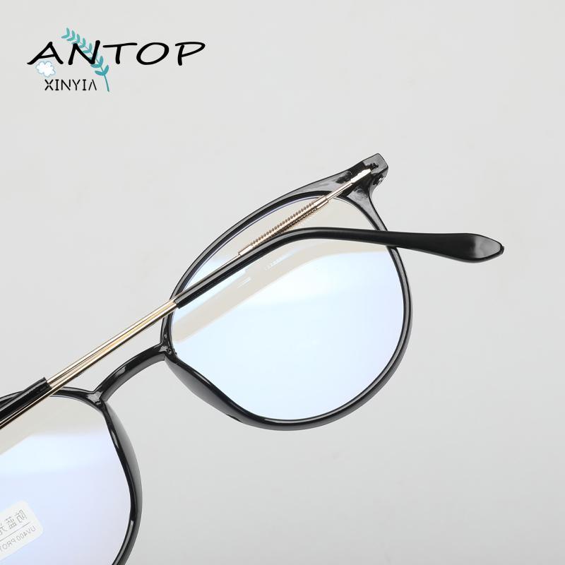 COD Kacamata Photocromic Anti Radiasi Anti Blue Ray Transition Metal Untuk Pria Dan Wanita Bentuk Bulat Retro Eyeglasses ANTOP
