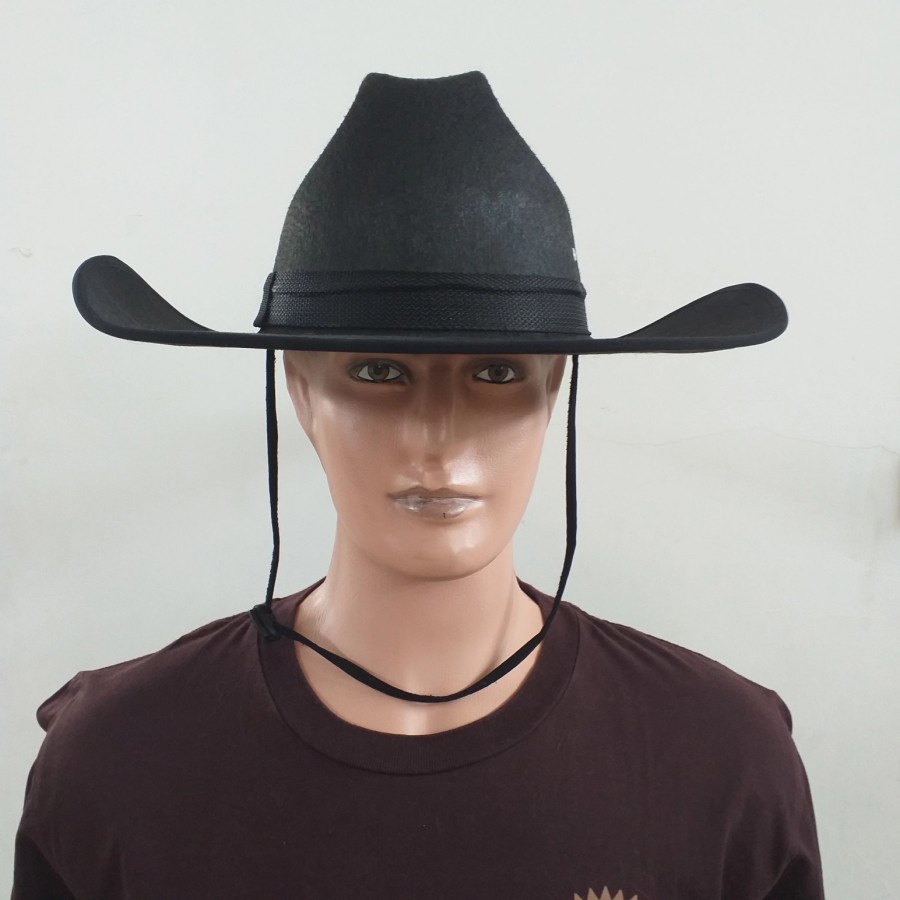 Topi Cowboy Koboy Prabowo Laken Lebar Anak Remaja Dewasa/Topi Zorro