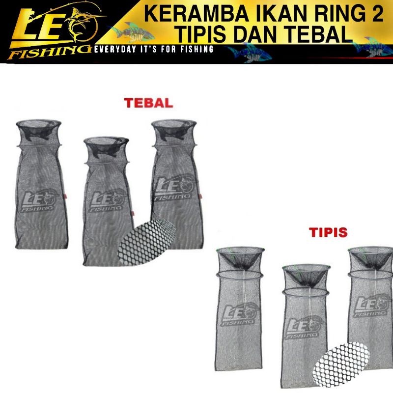 KERAMBA IKAN RING 2 TIPIS DAN TEBAL KERAMBA IKAN TERLARIS KUAT TIDAK MUDAH SOBEK