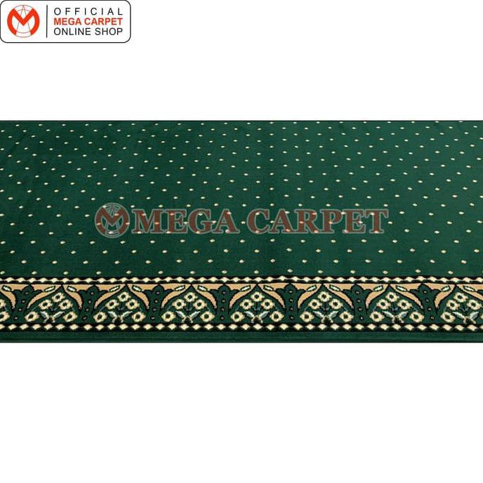 Sajadah Roll / Karpet Masjid / Karpet Mushola Bintik Hijau