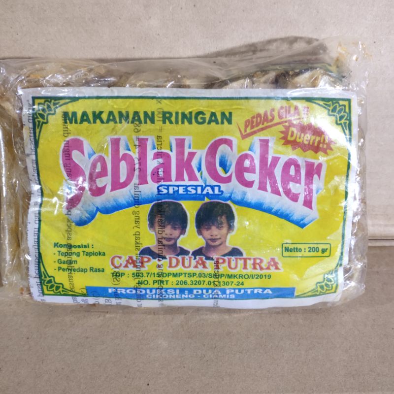 

Seblak ceker pedas isi 20