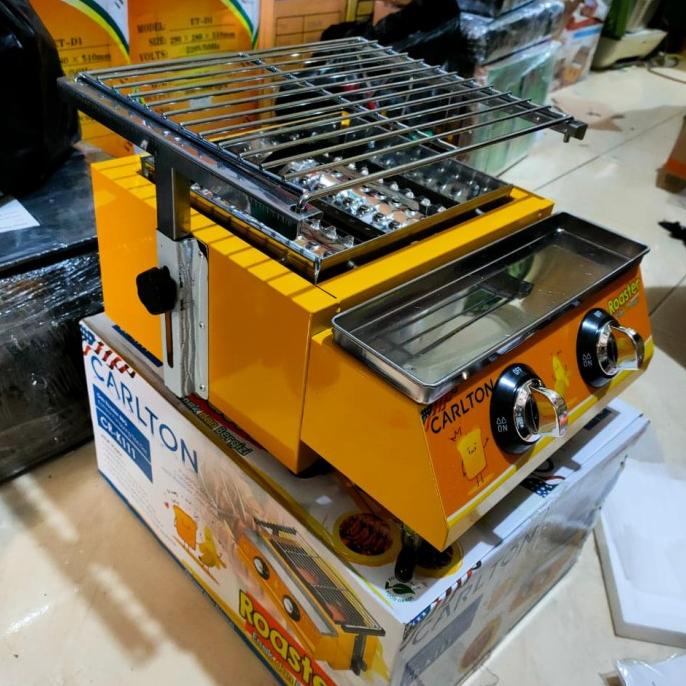 kompor panggangan sosis/bakso bakar 2 tungku