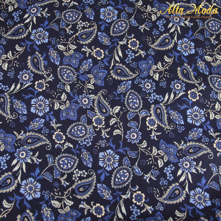 

Alta Moda Katun Motif Navy Motif Bunga Biru (0.5M)