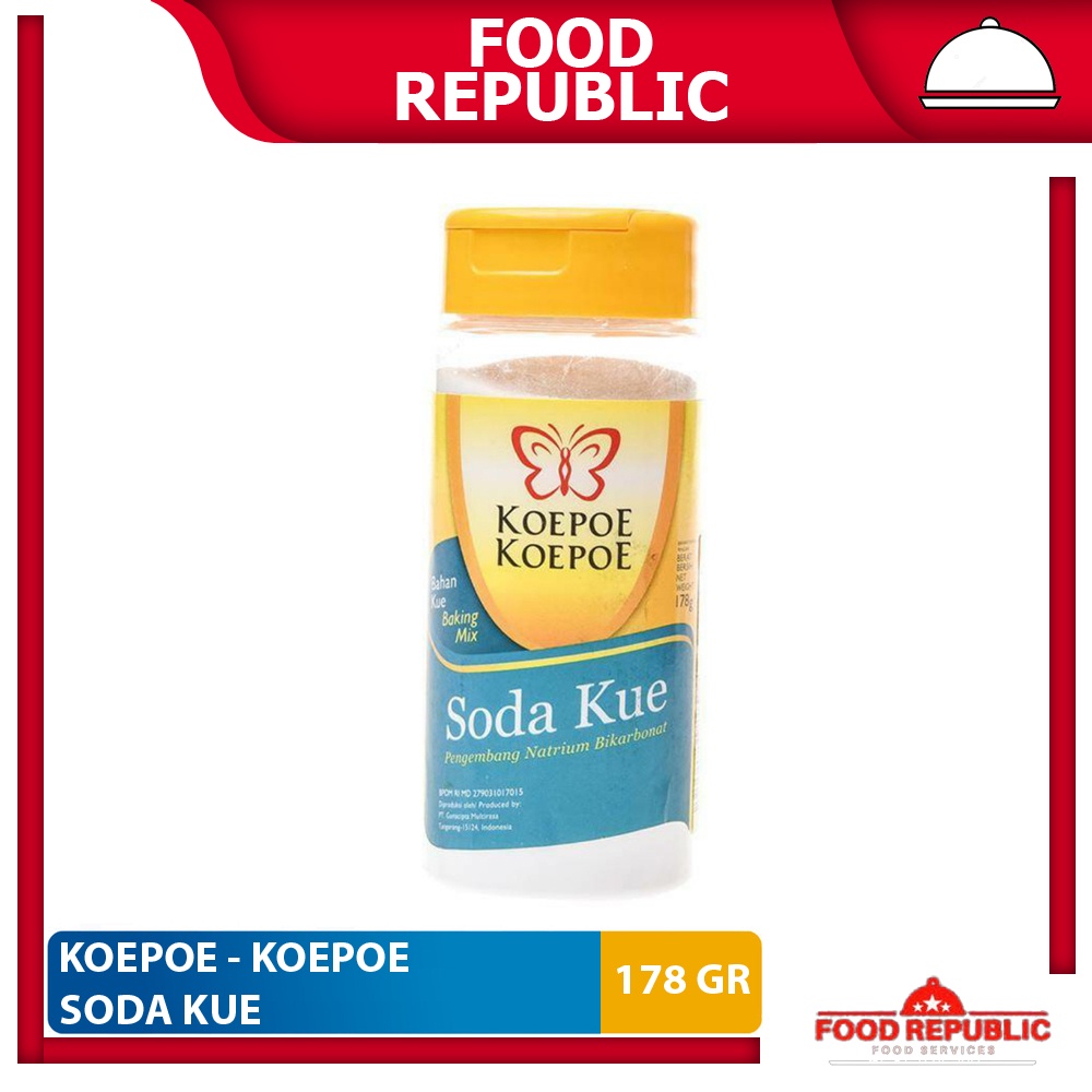 Koepoe Koepoe Soda Kue 178Gr Baking Pengembang Natrium Bikarbona Halal