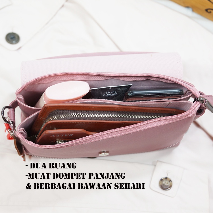 TUAH SLIMBAGS | (  HARGA GROSIR ) SL Clutch Dua Ruang Premium Series High quality MX 24-20 / Tas Wanita / Dompet HP Dan Uang Wanita Terbaru Kekinian &amp; Terlaris / Tas Selempang Wanita