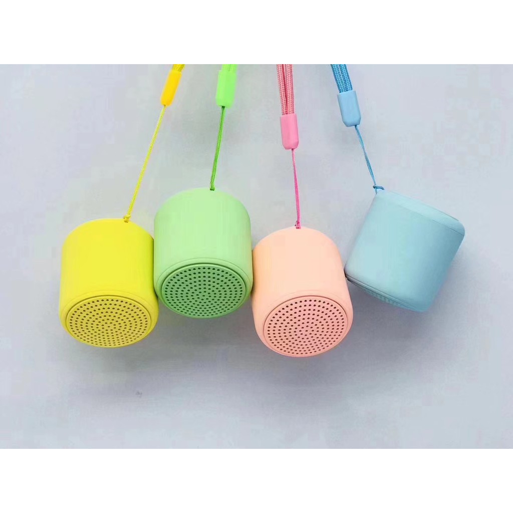 【33LV.ID】Speaker Bluetooth Bass Stereo Mini LittleFun Macaron