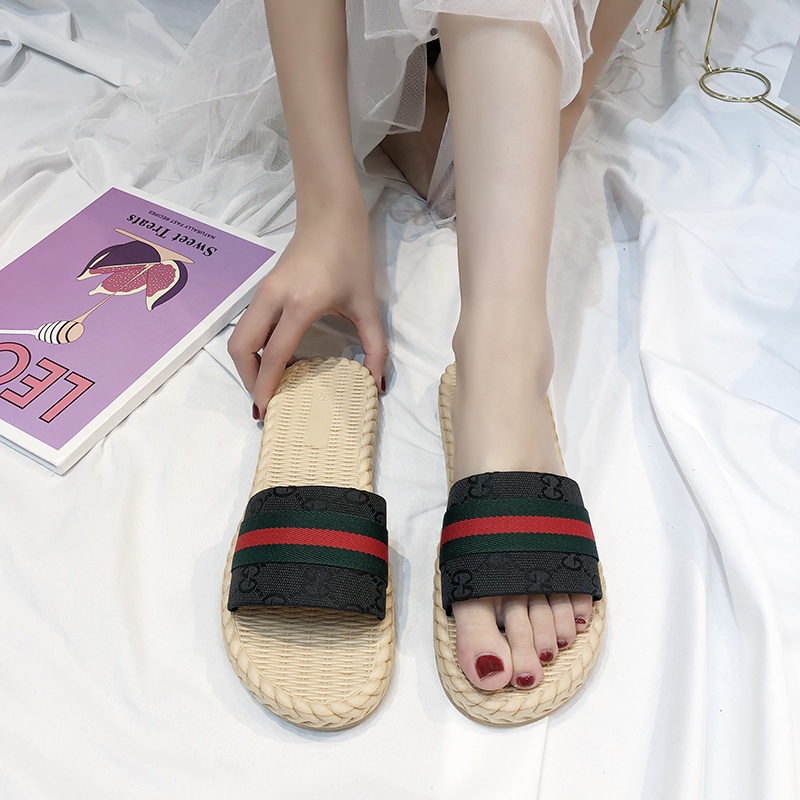 cind 5076,  sandal flat wanita import fashion sandal wanita cantik dan keren sandal korea