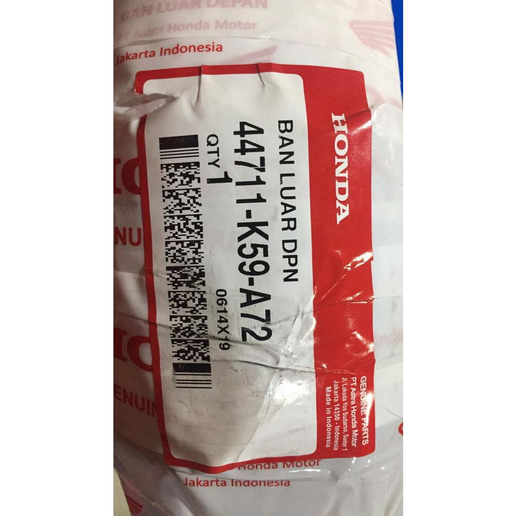 Ban Luar Honda Federal AHM A72 90/80-14 Tubeless Free Pentil