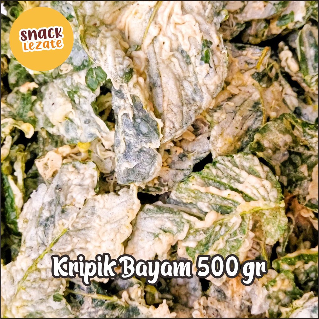 

Kripik Bayam 500gr Gurih Enak Renyah Murah / Keripik Bayam Kiloan / Kripik Bayam Crispy Snack Kiloan