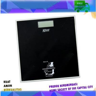 IMPORT  Timbangan badan Digital Krisbow