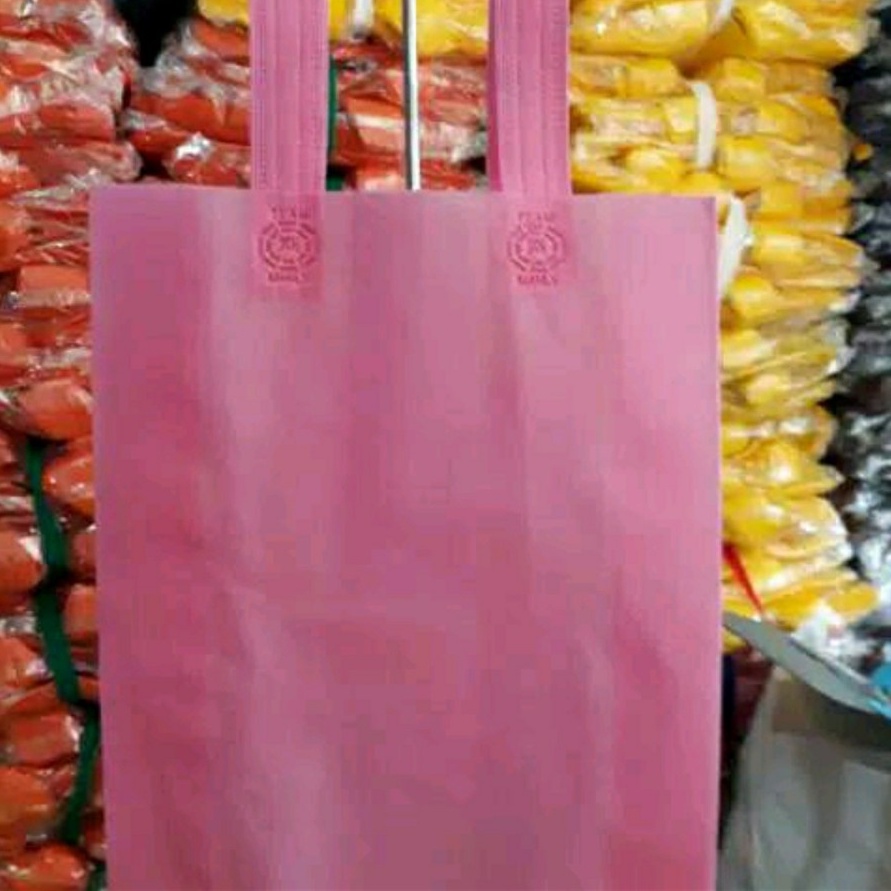 SPUNDBOND GOODIE BAG 30 X 40 X 10 HANDLE TALI TAS KANTONG BELANJA