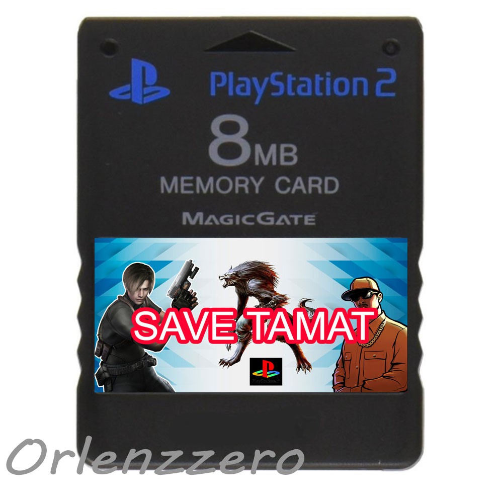 Memory Card MC PS2 save tamat full game