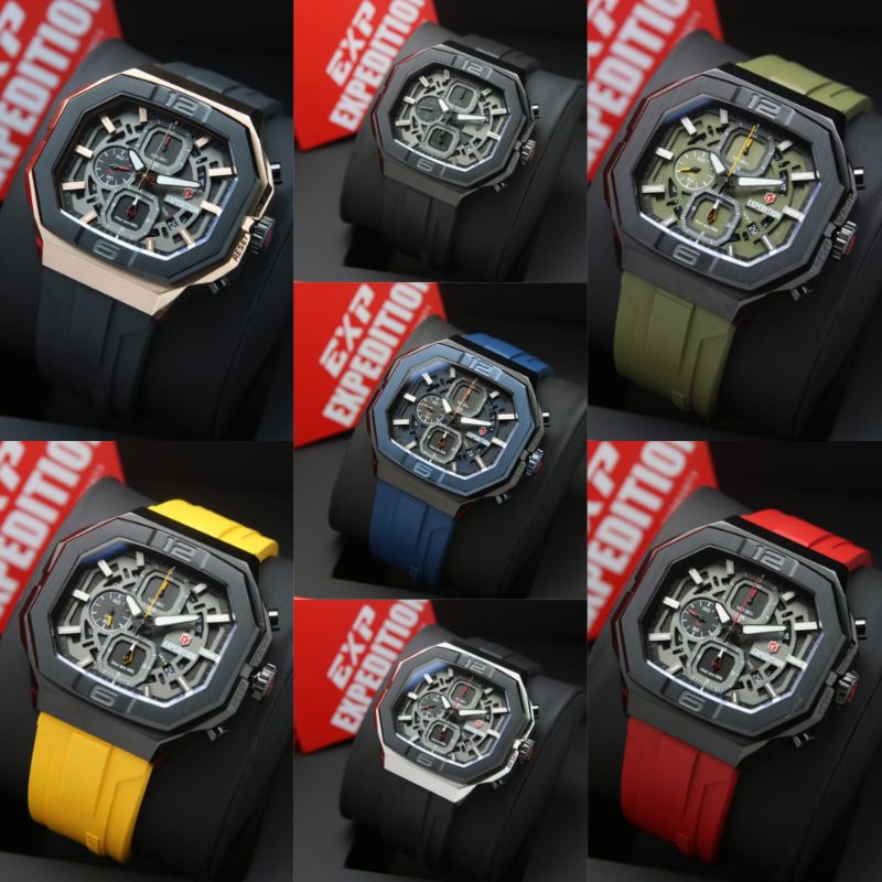 EXPEDITION PRIA E6813 / E6813 RUBBER ORIGINAL GARANSI RESMI 1 TAHUN