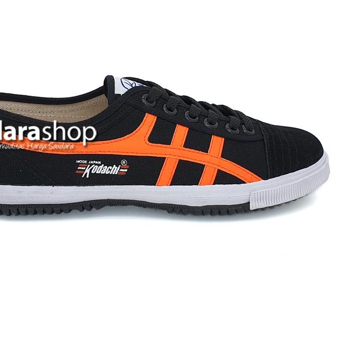 ™ Sepatu Kodachi 8172 Hitam lis Orange / Sepatu Kodachi 8172 Classic - Hitam Orange ➩