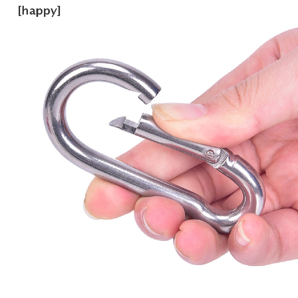 Ha Gantungan Kunci Carabiner Id Bahan Stainless Steel 304