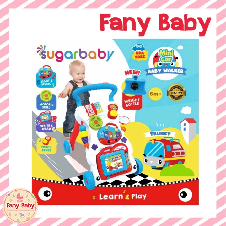 SUGAR BABY MINI CAR PUSH  WALKER