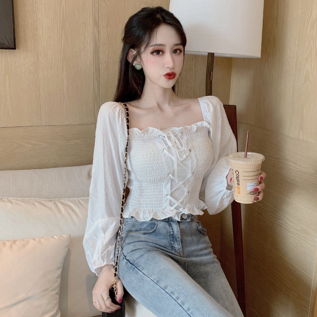 CLT002 – Baju Wanita Sabrina Sexy Korea Jepang Lucu