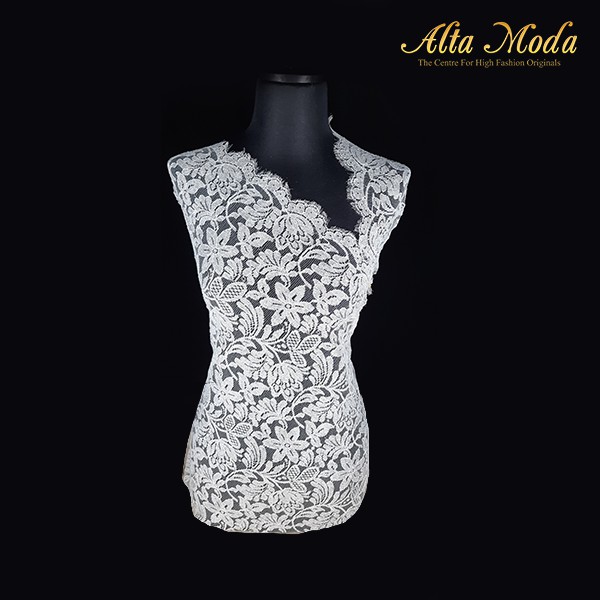 

Alta Moda Brokat Perancis Katun Kebaya Short Dress Desain