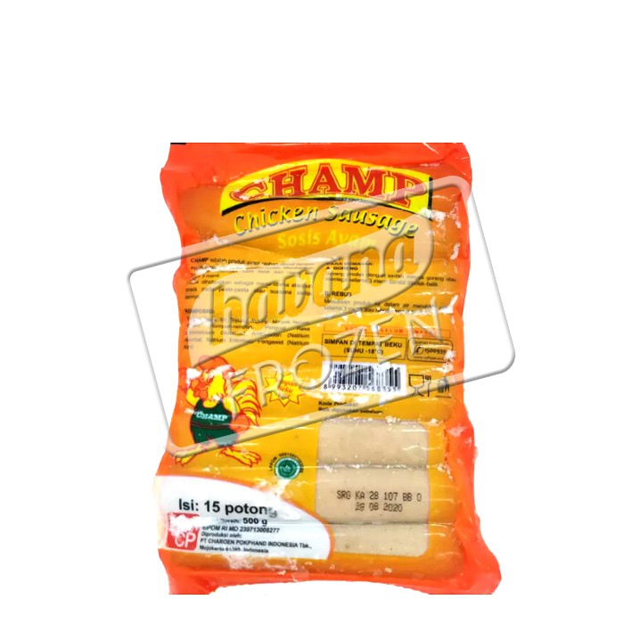 

CHAMP Chicken Sausage 500gr