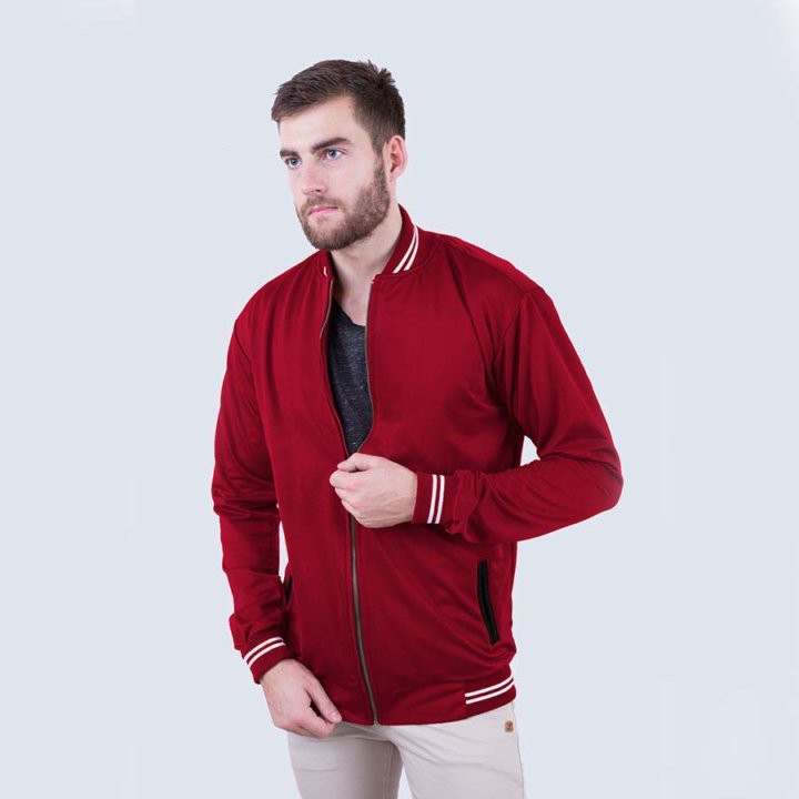 JAKET BASEBALL VARSITY ZIPPER POLOS PREMIUM 5 WARNA