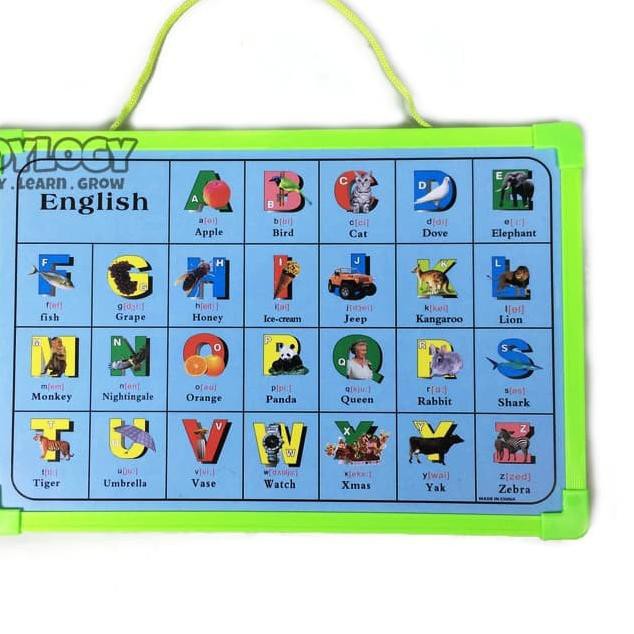 

RESTOCK<<<stz-501 Mainan Edukasi Papan Tulis Anak White Drawing Board Spidol Karakter