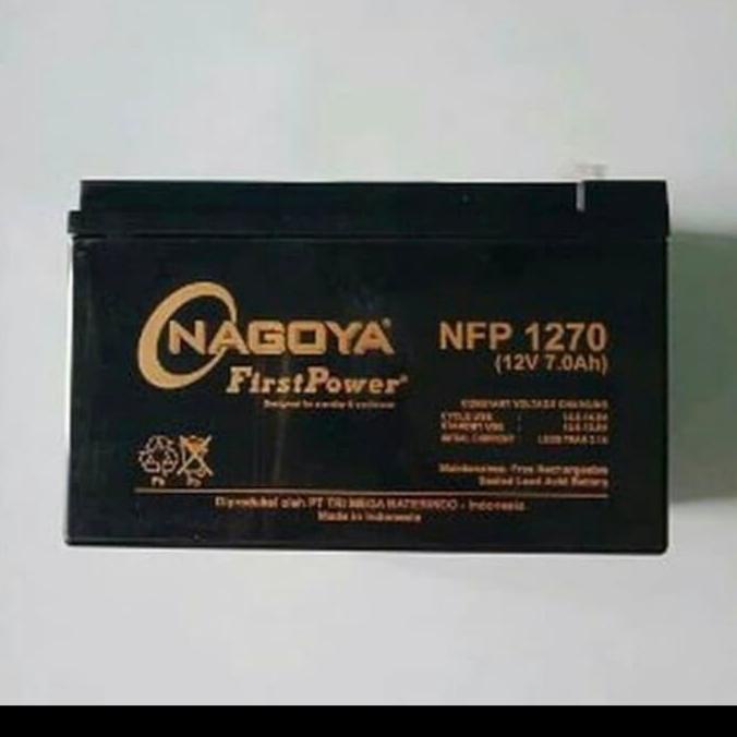 Aki Baterai Kering Vrla MF Nagoya 12V7Ah Sepeda Listrik,UPS,Mainan Ayo Beli