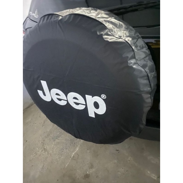 sarung cover ban mobil belakang jeep ukuran S / M / L kulit sintetis universal