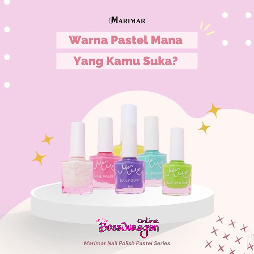 (BOSS) MARIMAR Nail Polish Pastel Series 8ml - Cat Kuku - Kutek