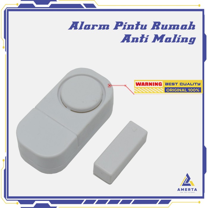 Alarm Pintu Rumah Anti Maling White