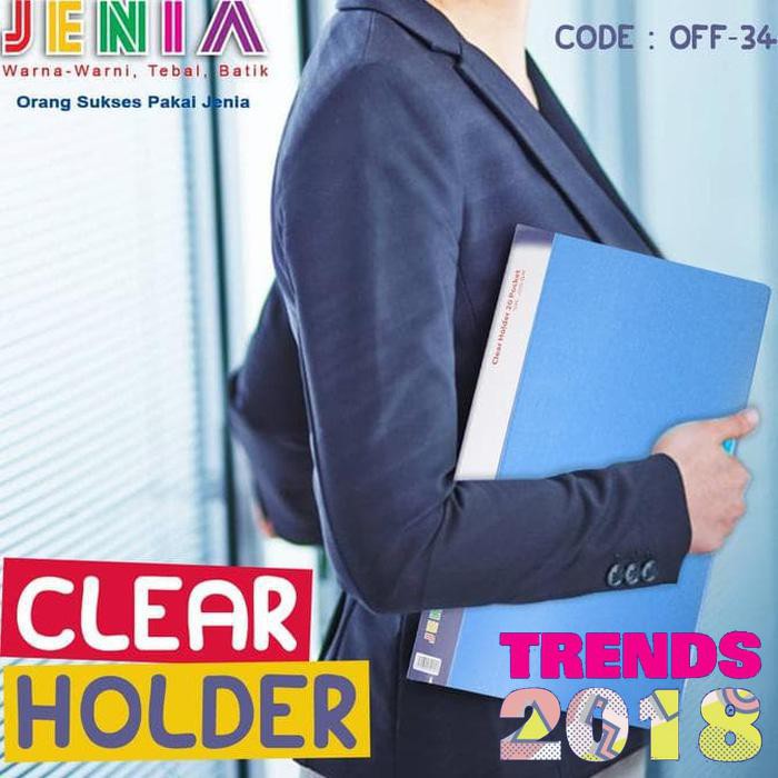 

NEW PENYIMPAN FILE CLEAR HOLDER ALAT KANTOR 20 SHEETS (OFF-34) MUMER