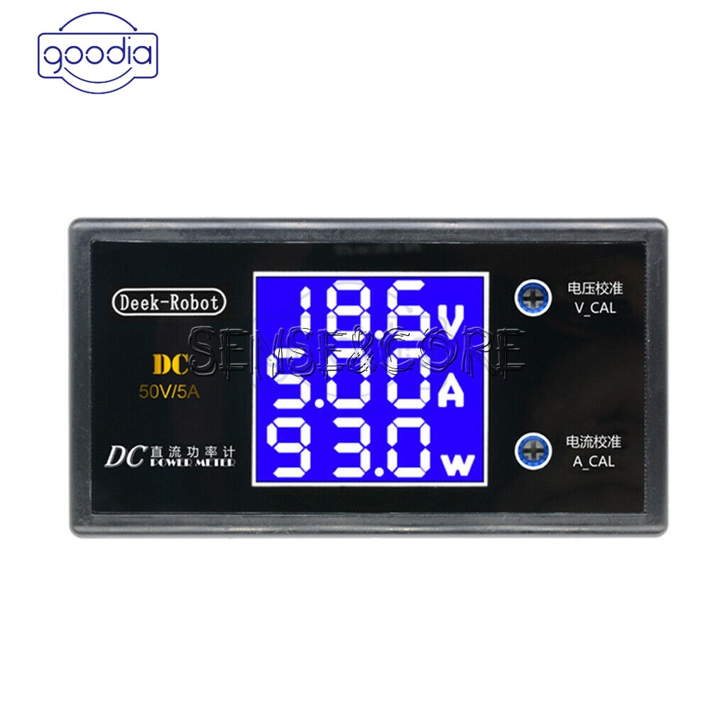 ღ[IN STOCK/COD]ღ Digital DC 50/100V 5A/10A LCD Voltmeter Ammeter Voltage Current Volt Power Meter