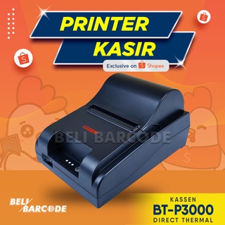 Kassen BTP-3000 Printer Thermal Struk Kasir Cetak Kertas 80 mm Support QR Code USB BT