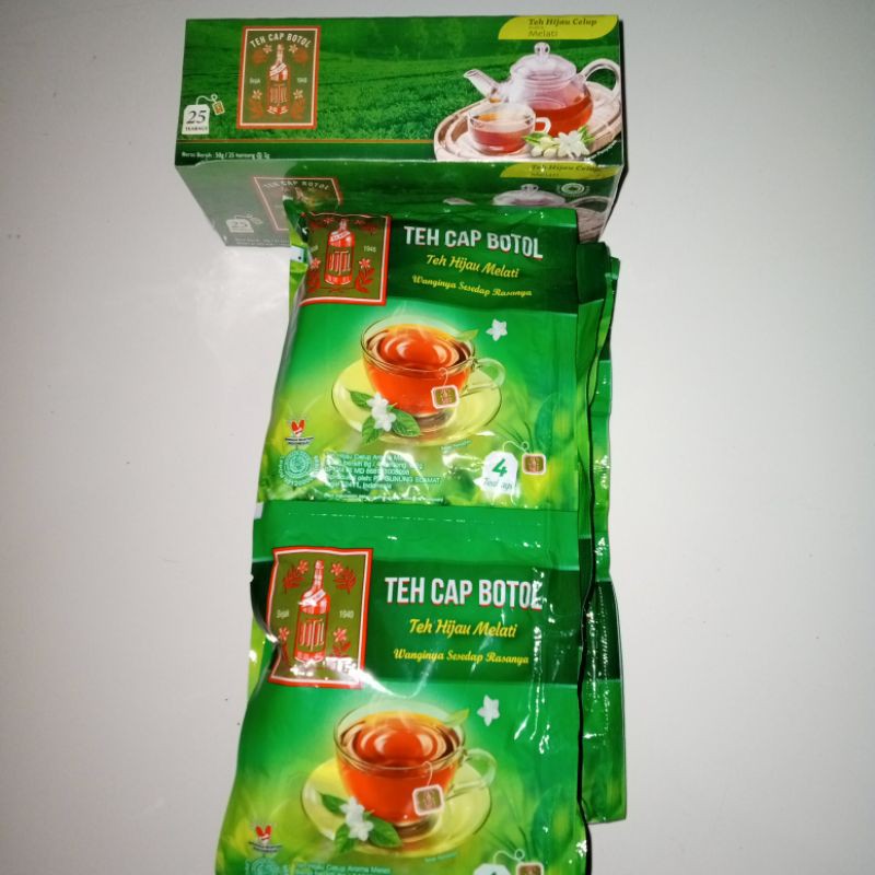 

Teh Cap Botol Teh Hijau Celup Aroma Melati