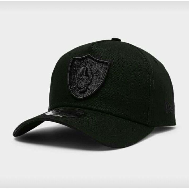 Raiders Full Black 9Forty A Frame Topi Premium