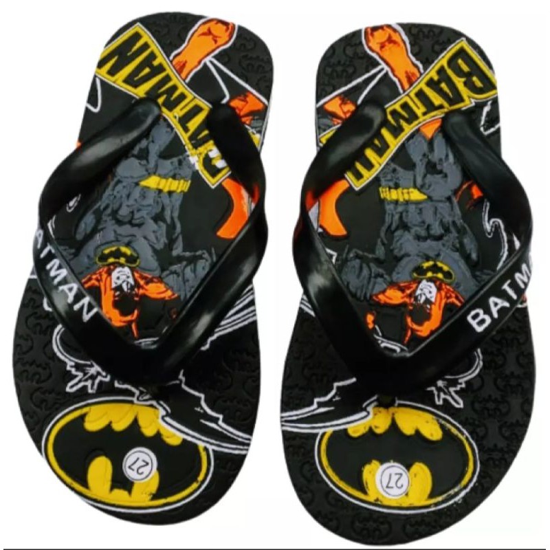 SANDAL JEPIT  ANAK SANDAL BATMAN SANDAL KERAKTER SANDAL MURAH SIZE 2135