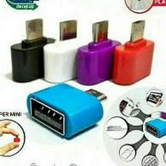 OTG kecil non kabel warna warni OTG mungil KTG18