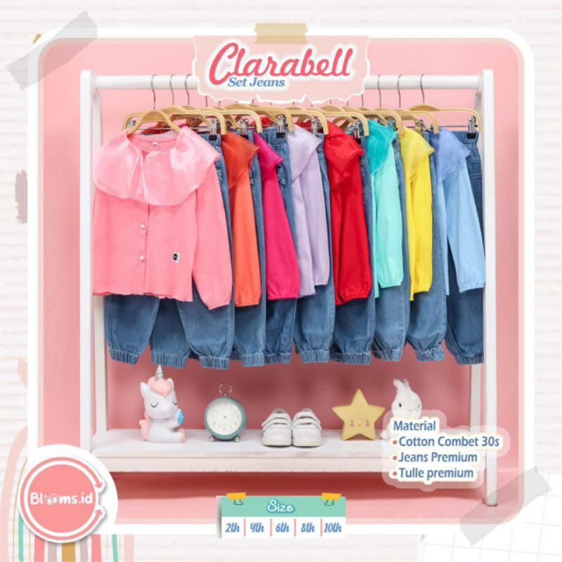 Setelan Jeans Clarabell By Blooms.id