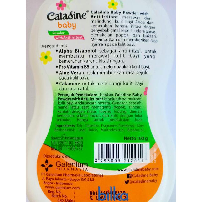 

BARANG MURAH CALADINE BABY POWDER 100G KEKINIAN